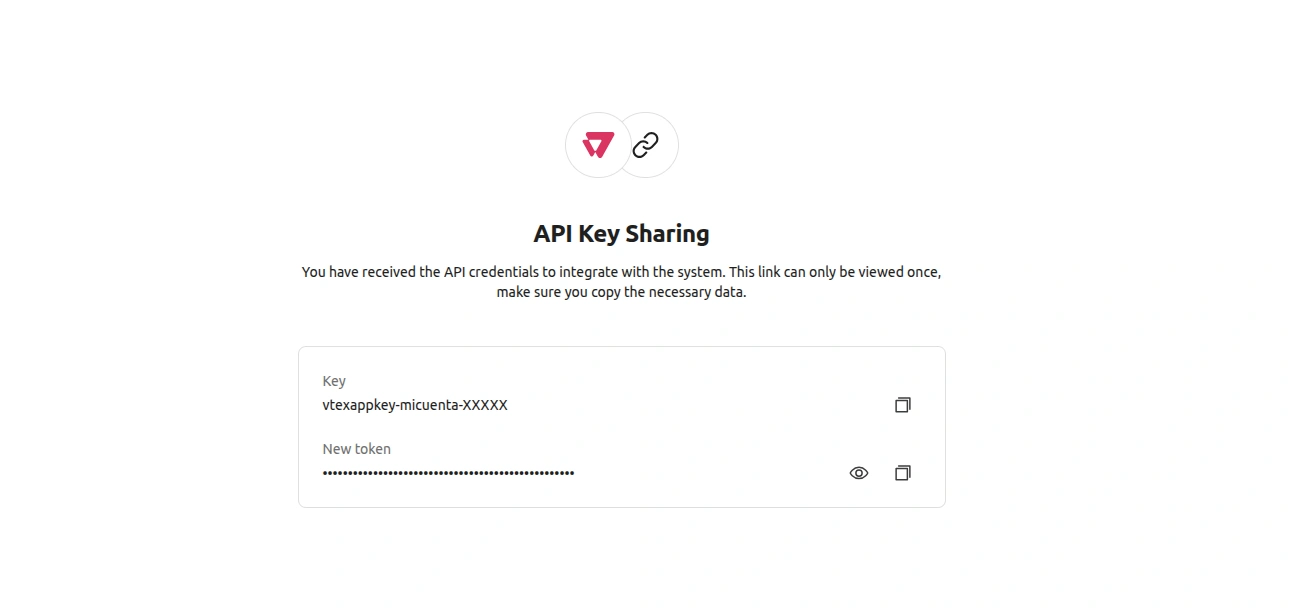 Detalle Claves de API