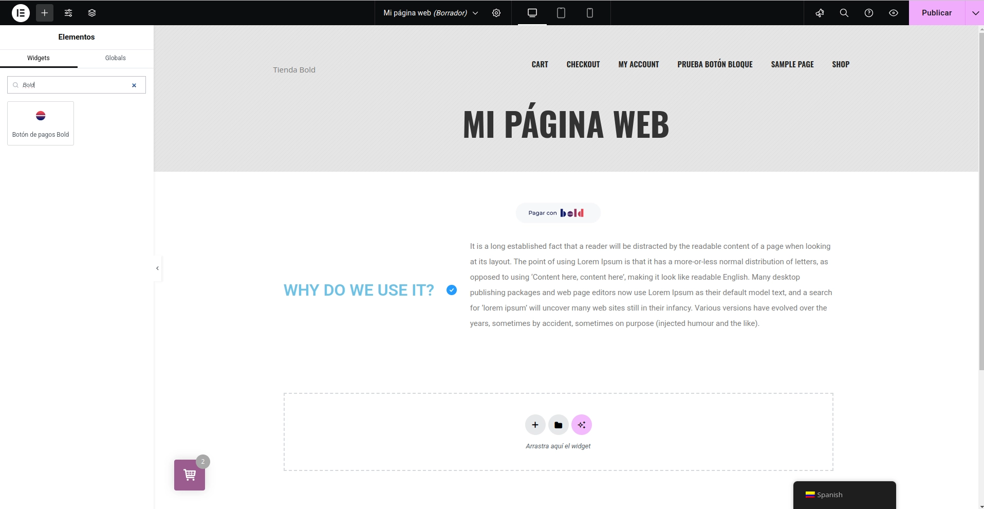 Wodget Bold - Elementor